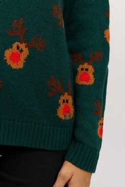 OXMO Truien Trui Christel Dames Groen -Oxmo Winkel a36da71a23851e27ef56b7623e70e9e9