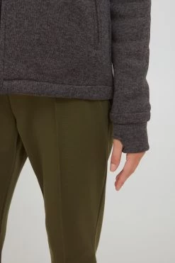 OXMO Sweatvesten Sweatvest Thory Dames Donkergrijs / Grijs Gemêleerd -Oxmo Winkel a39ef25495e9de6dd25e63e527e719ff