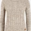 OXMO Coltruien Trui Philipa Dames Beige / Lichtbeige / Beige Gemêleerd