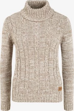 OXMO Coltruien Trui Philipa Dames Beige / Lichtbeige / Beige Gemêleerd