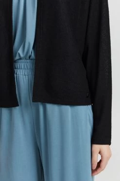 OXMO Vesten Gebreid Vest KIKE Dames Zwart 13 OXMO Vesten Gebreid Vest KIKE Dames Zwart -Oxmo Winkel a3ff2211e042201ed398d45461bb61a6