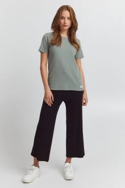 OXMO Pantalons Wide Leg Broek Rie Dames Zwart -Oxmo Winkel a41b4020de9b3d2732210ca2605bbf7f