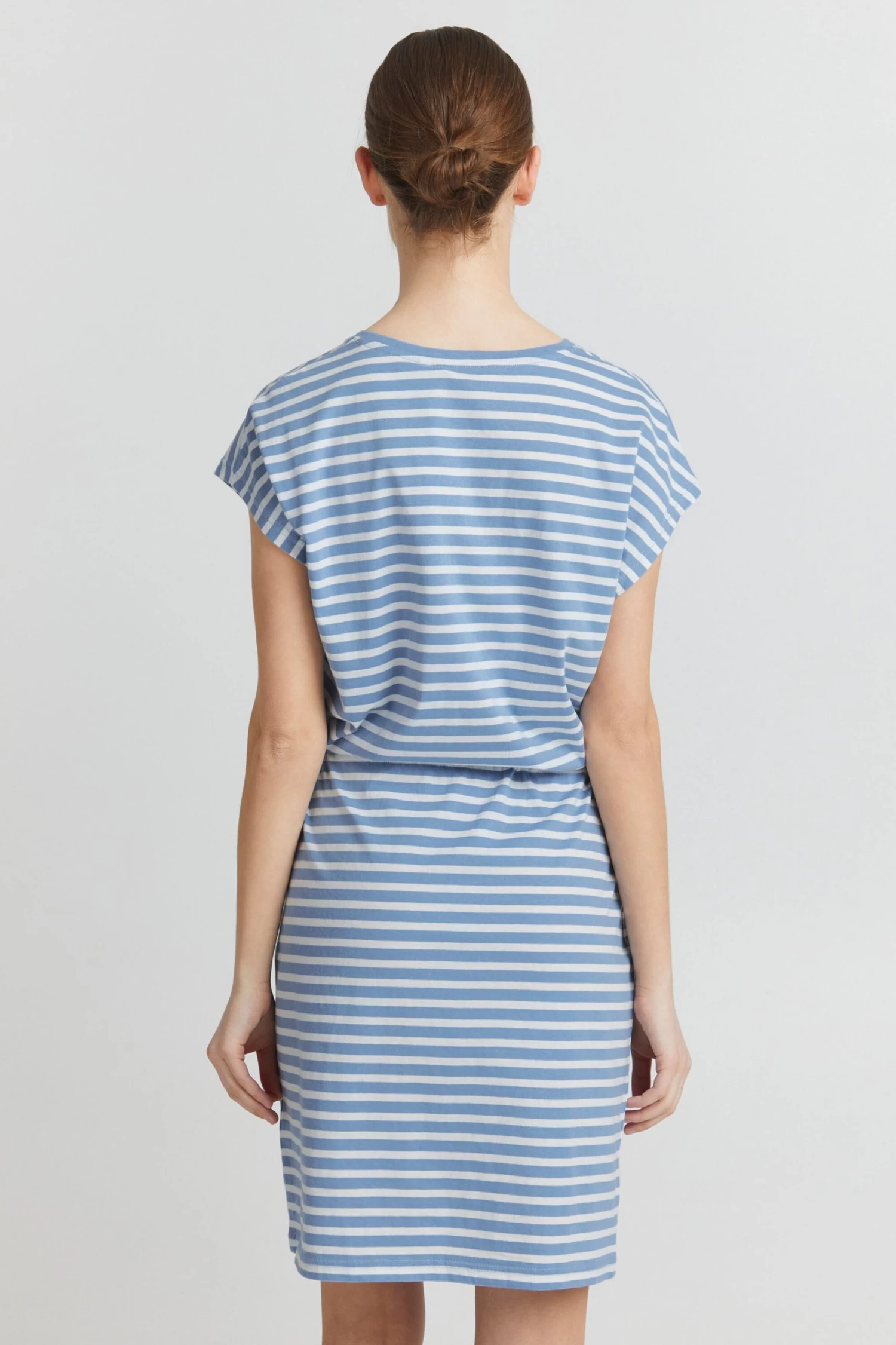 OXMO Mini Jurken Jurk Stilla Dames Blauw 6 OXMO Mini Jurken Jurk Stilla Dames Blauw - Afbeelding 4