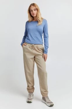 OXMO Sweatpants Loosefit Functionele Broek Dames Grijs -Oxmo Winkel a787d53208fbfe680e59f9a6b3bd8b0e