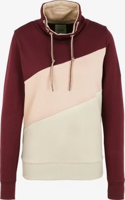 OXMO Truien Trui Agda Dames Beige / Rood