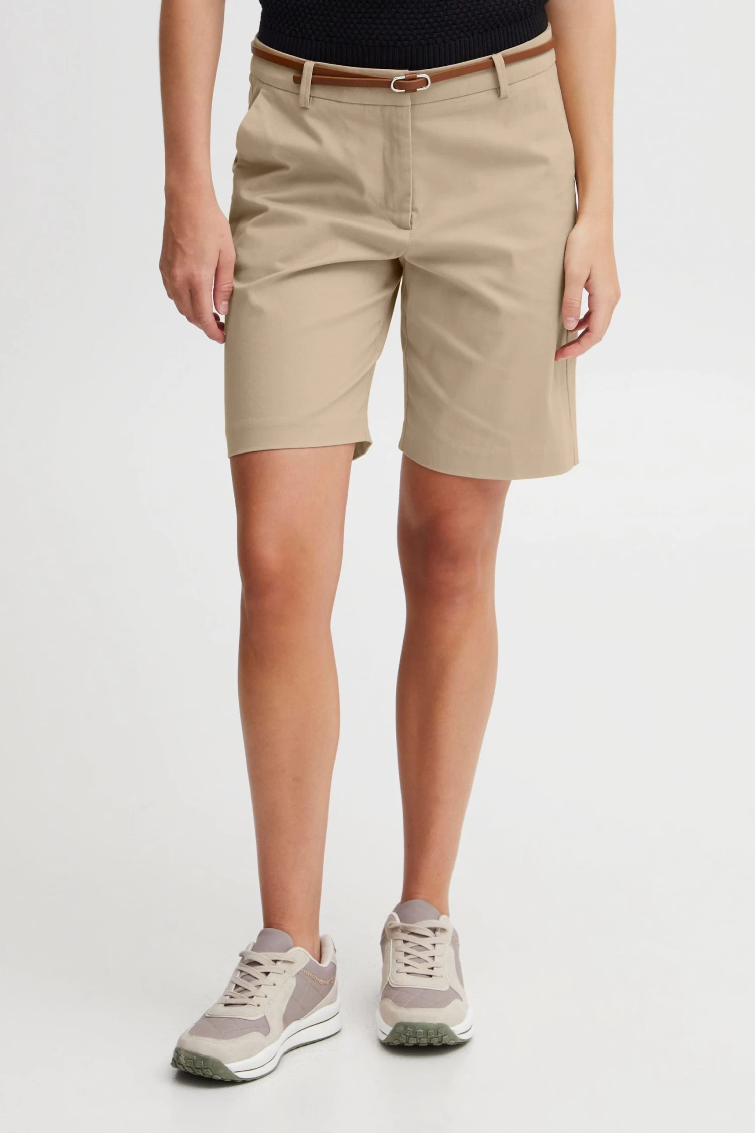 OXMO Shorts Regular Broek Oxdaney Dames Beige 4 OXMO Shorts Regular Broek Oxdaney Dames Beige - Afbeelding 2