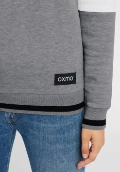 OXMO Hoodies Sweatshirt Omara Dames Donkergrijs / Zwart -Oxmo Winkel a9f52cecb0b614038ec03e33273ce82a