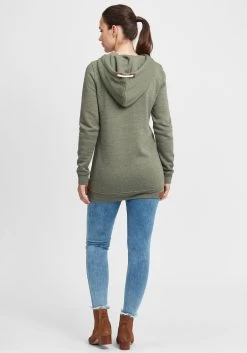 OXMO Hoodies Sweatshirt Vicky Dames Groen Gemêleerd -Oxmo Winkel aa04d0dee742afbc45387bc24b407609