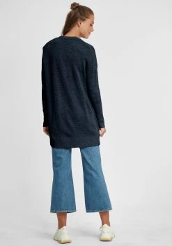 OXMO Vesten Gebreid Vest Gisele Dames Blauw -Oxmo Winkel acb6dbfb55e8e04bca17f16c3a42b952