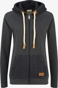 OXMO Sweatvesten Sweatvest Matilda Dames Grijs