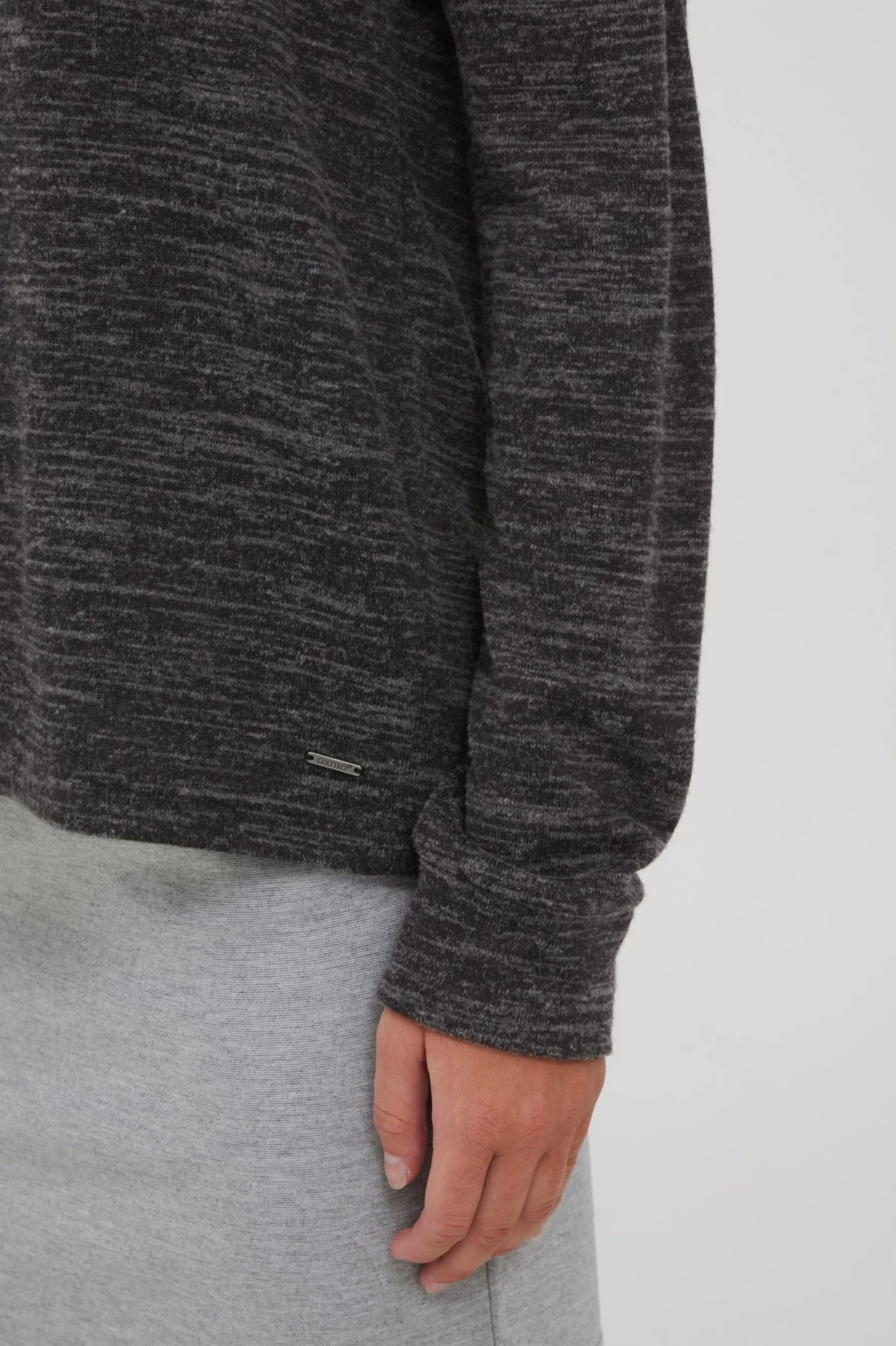 OXMO Sweatshirts Sweatshirt Benta Dames Grijs / Donkergrijs 8 OXMO Sweatshirts Sweatshirt Benta Dames Grijs / Donkergrijs - Afbeelding 6