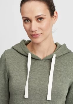 OXMO Hoodies Trui Olive Dames Groen -Oxmo Winkel ae4078958d7613d066346eb74441beaf