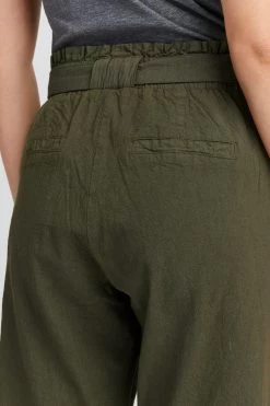 OXMO Bandplooibroeken Loosefit Bandplooibroek Lennja Dames Olijfgroen 13 OXMO Bandplooibroeken Loosefit Bandplooibroek Lennja Dames Olijfgroen -Oxmo Winkel b06fca893b5eb71c5a2501d2bbb31eb7