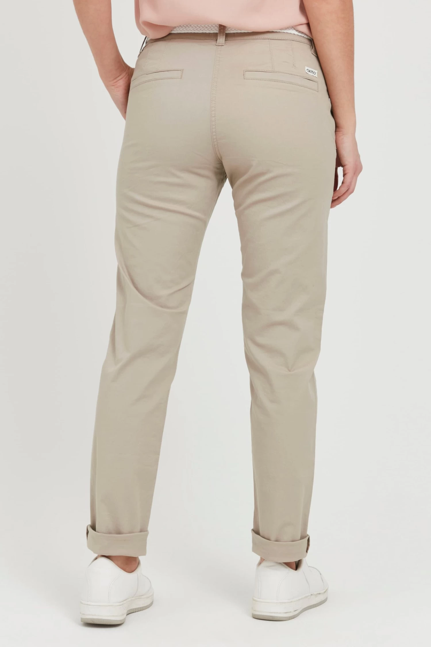 OXMO Chinos Slimfit Chino Chakira Dames Beige 6 OXMO Chinos Slimfit Chino Chakira Dames Beige - Afbeelding 4