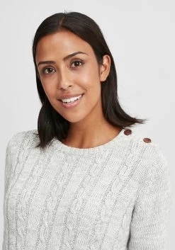 OXMO Basic Truien Trui Phia Dames Grijs 12 OXMO Basic Truien Trui Phia Dames Grijs -Oxmo Winkel b1551633089b654afd7ea5ab512a34a7