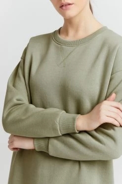 OXMO Mini Jurken Jurk Holly Dames Kaki -Oxmo Winkel b28676eddc4e01e4e5206c2dc7b7da6d