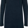 OXMO Gebreide Jurken Gebreide Jurk IDA Dames Donkerblauw