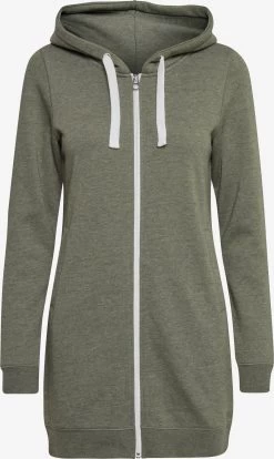 OXMO Sweatvesten Sweatvest Olinda Dames Groen Gemêleerd