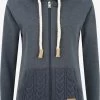 OXMO Sweatvesten Sweatvest Matilda Dames Blauw