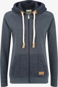 OXMO Sweatvesten Sweatvest Matilda Dames Blauw