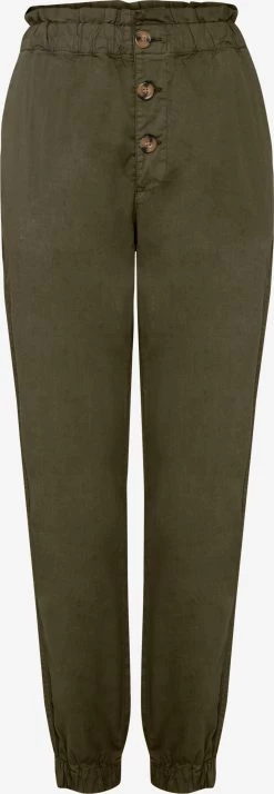 OXMO Pantalons Tapered Broek CONZI Dames Donkergroen