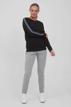OXMO Sweatshirts Sweatshirt Gabita Dames Zwart -Oxmo Winkel b70e7efe9627f975b4c1a820bebb8c95
