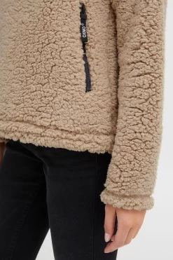 OXMO Truien Trui ELINA Dames Beige -Oxmo Winkel b7fdafd4bbba55e7fb8aeff17d6522a9