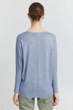 OXMO Truien Trui Herdis Dames Blauw -Oxmo Winkel b889070539b27799828549adec43ac04