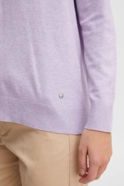 OXMO Fijngebreide Truien Trui Dames Lila -Oxmo Winkel b9000f08dcf1a2a9c2ae7a87a0e2c4f9