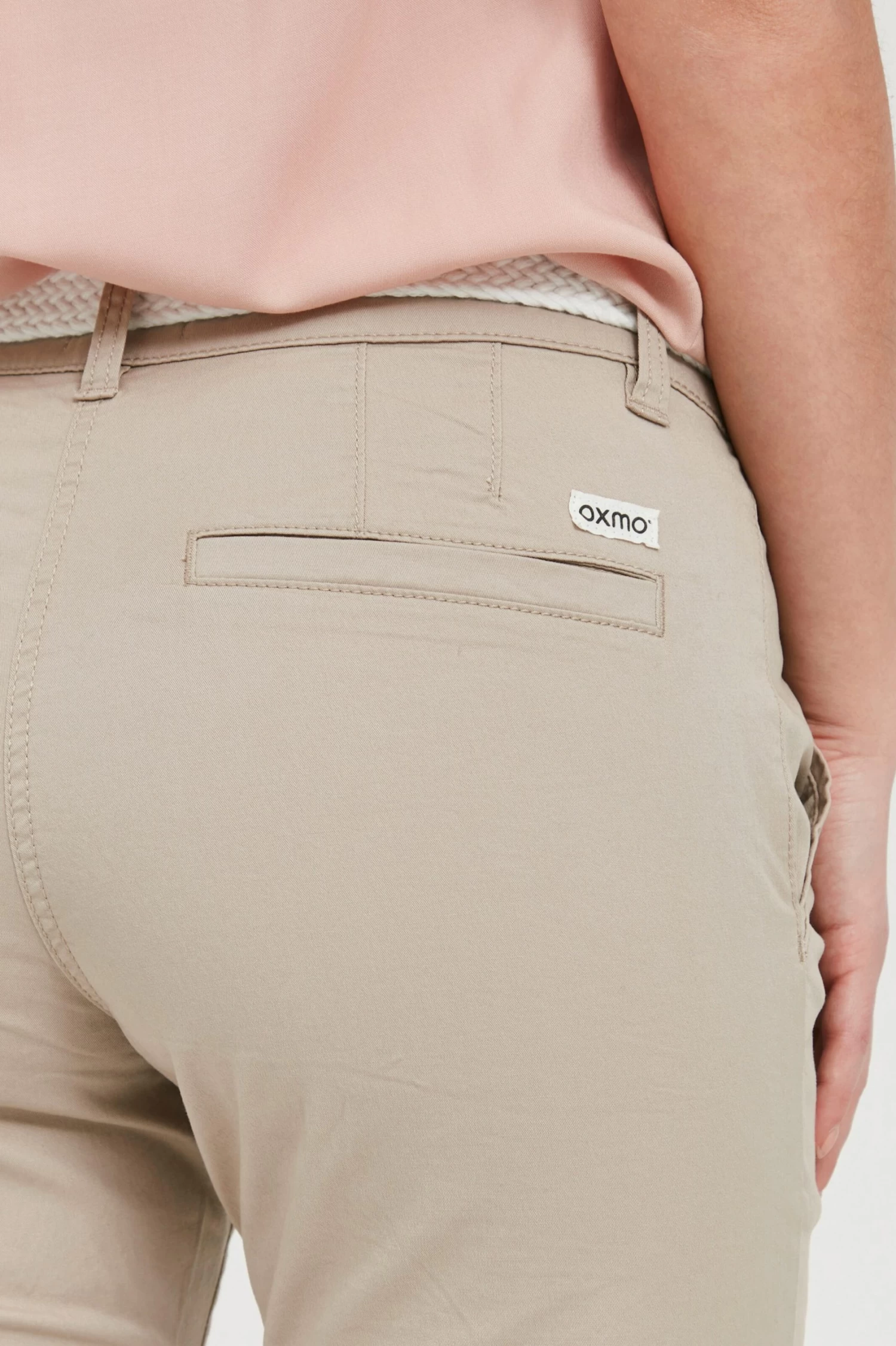OXMO Chinos Slimfit Chino Chakira Dames Beige 8 OXMO Chinos Slimfit Chino Chakira Dames Beige - Afbeelding 6