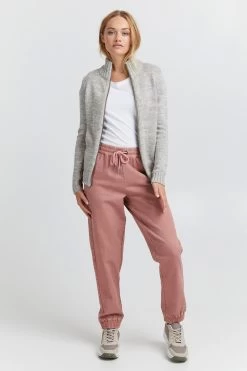 OXMO Vesten Gebreid Vest Phenix Dames Lichtgrijs -Oxmo Winkel b9844ee5f05d794755e28562e1a622e8