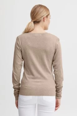 OXMO Vesten Gebreid Vest Oxhelene Dames Bruin -Oxmo Winkel b9b2ccd1e865bfec1beaf59638ad2cd6