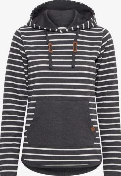 OXMO Hoodies Trui CARINA Dames Grijs