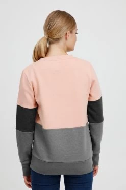 OXMO Sweatshirts Sweatshirt Trine Dames Donkergrijs / Grijs Gemêleerd / Rosa 11 OXMO Sweatshirts Sweatshirt Trine Dames Donkergrijs / Grijs Gemêleerd / Rosa -Oxmo Winkel ba0f0ea2d1f56ff449e1343a9b9f4e73