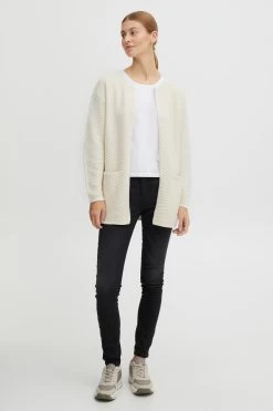 OXMO Vesten Gebreid Vest Dames Beige -Oxmo Winkel ba5f4a6286cf1b638b8ab66835738d96