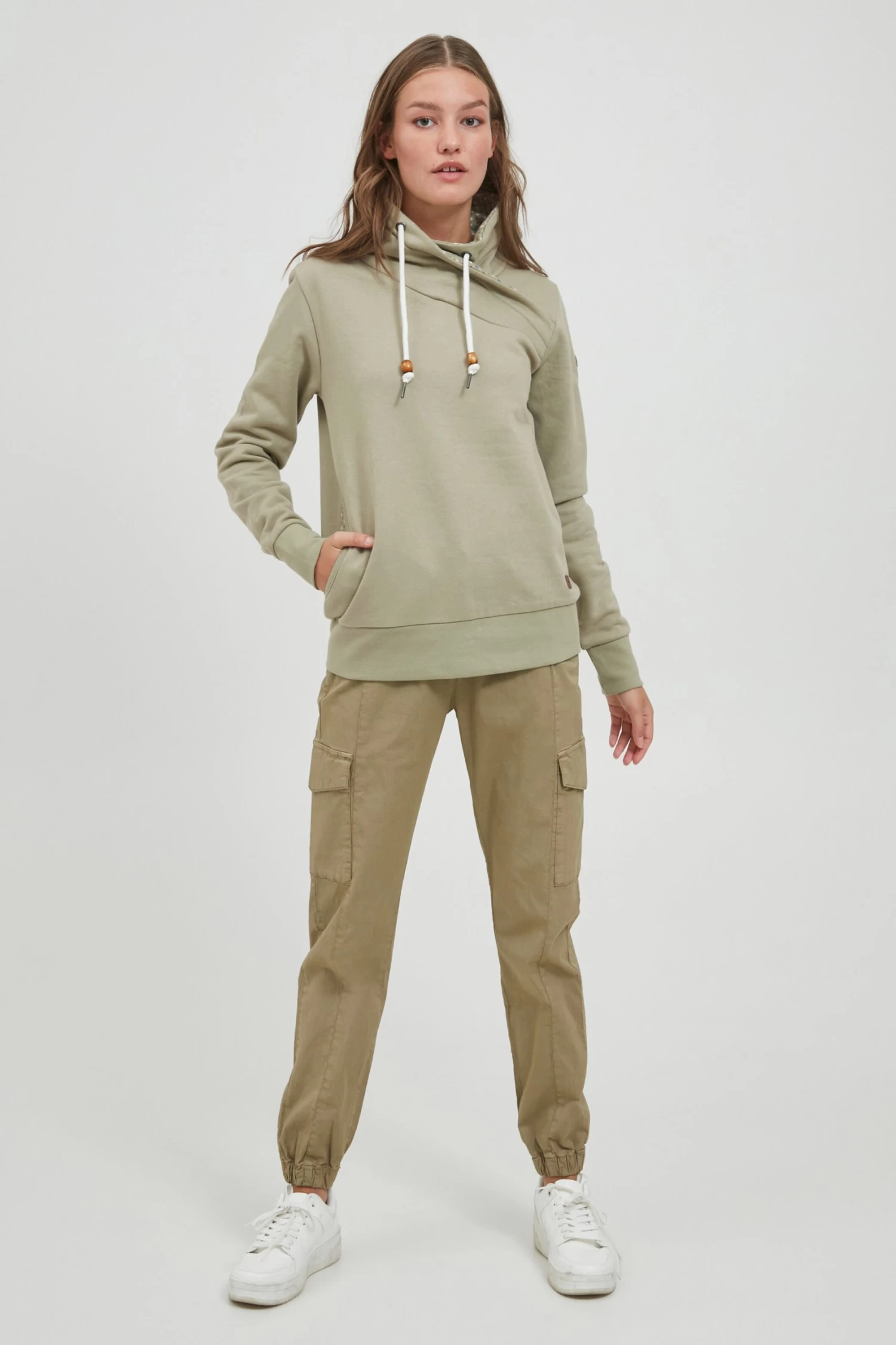 OXMO Coltruien Trui UDINE Dames Groen 5 OXMO Coltruien Trui UDINE Dames Groen - Afbeelding 3