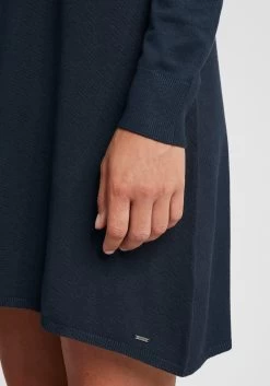 OXMO Mini Jurken Jurk Winala Dames Donkerblauw -Oxmo Winkel bbf3abc0fb9a718e8b0d7e949ab23428
