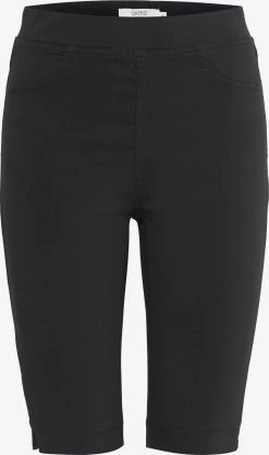 OXMO Shorts Skinny Broek Ditrine Dames Zwart