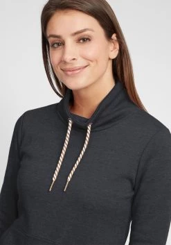 OXMO Fijngebreide Truien Trui Vimpa Dames Grijs / Basaltgrijs / Donkergrijs -Oxmo Winkel bf6eaf0dcb5763bdf7b9a9b26df9b3b7