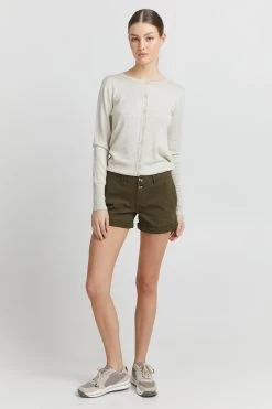 OXMO Shorts Regular Broek Piera Dames Groen -Oxmo Winkel bf81c5a950b19bd49bc6f914ff018828