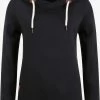 OXMO Hoodies Sweatshirt Vicky Hood Dames Zwart