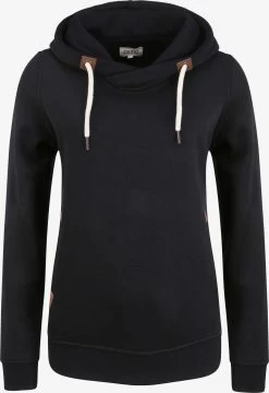 OXMO Hoodies Sweatshirt Vicky Hood Dames Zwart