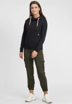OXMO Hoodies Sweatshirt Vicky Hood Dames Zwart -Oxmo Winkel c0afc2c0f329c2618e6ef7cfbd57a881