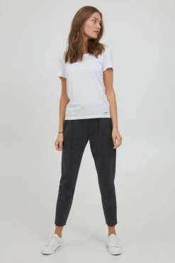OXMO Pantalons Regular Broek Dames Donkergrijs -Oxmo Winkel c11eb3a9a82a498d73bdb242a22c125e