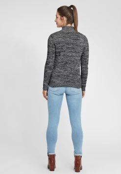 OXMO Vesten Gebreid Vest Phenix Dames Antraciet -Oxmo Winkel c22ac3a8bf314d84e50ab5fe3b3114ed