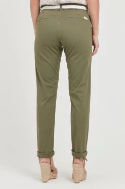 OXMO Chinos Slimfit Chino Chakira Dames Kaki -Oxmo Winkel c2731becee3ef05e5312eca1d69e7fdd