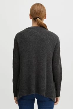 OXMO Vesten Gebreid Vest Dames Zwart -Oxmo Winkel c2ed4e6078369dd0acb94924634520ba