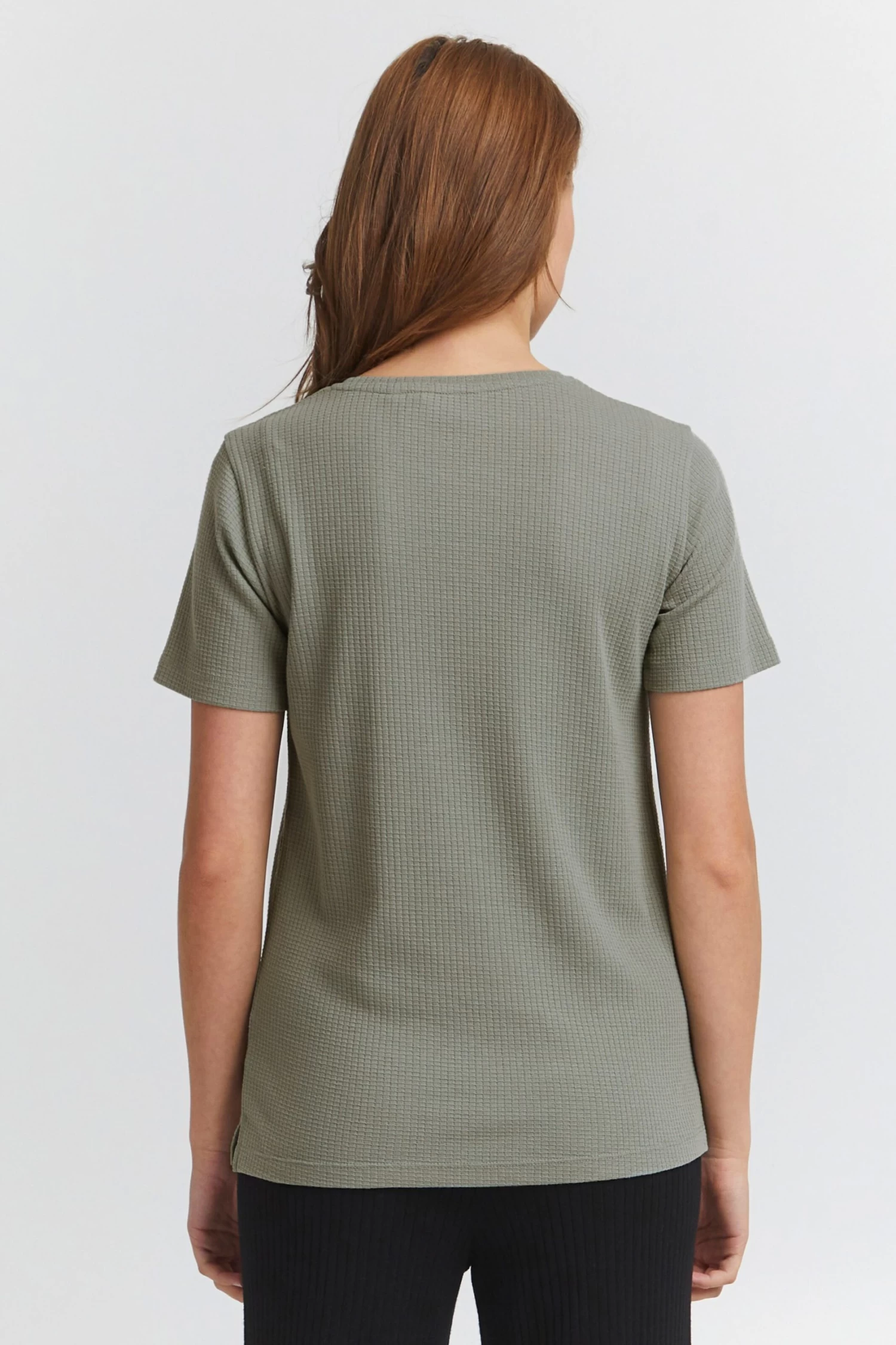 OXMO T-shirts Shirt Pim Dames Groen 6 OXMO T-shirts Shirt Pim Dames Groen - Afbeelding 4