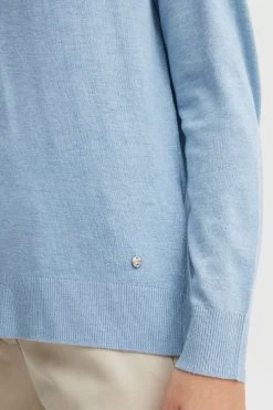 OXMO Fijngebreide Truien Trui Dames Pastelblauw 11 OXMO Fijngebreide Truien Trui Dames Pastelblauw -Oxmo Winkel c337d3429c78b7c0d164d9f0c42c96d0