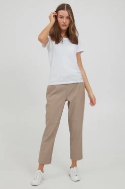 OXMO Pantalons Regular Broek PAULIA Dames Beige -Oxmo Winkel c33ee1a048664aecf983c539149e2c6a